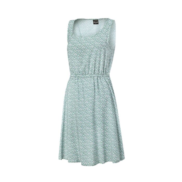 Sommerliches Kleid mit Allover-Print in Viscosequalität, mint, XS von Artime