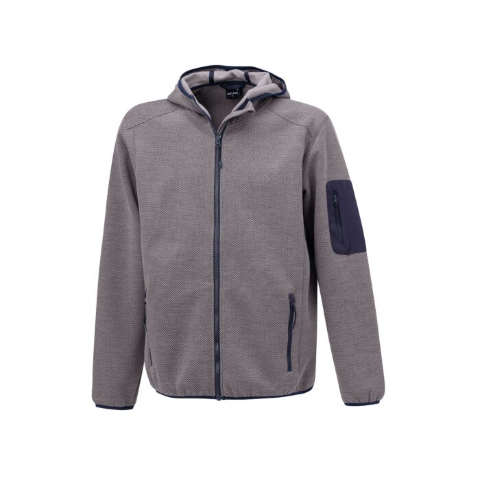 Sportive Fleece Jacke mit Kapuze von Artime