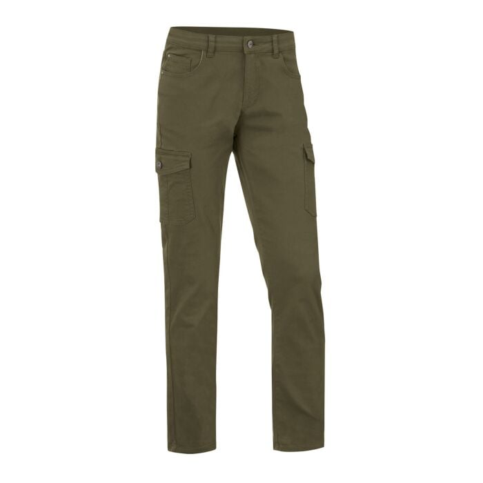 Twill-Cargohose für Damen, grün, 42 von Artime