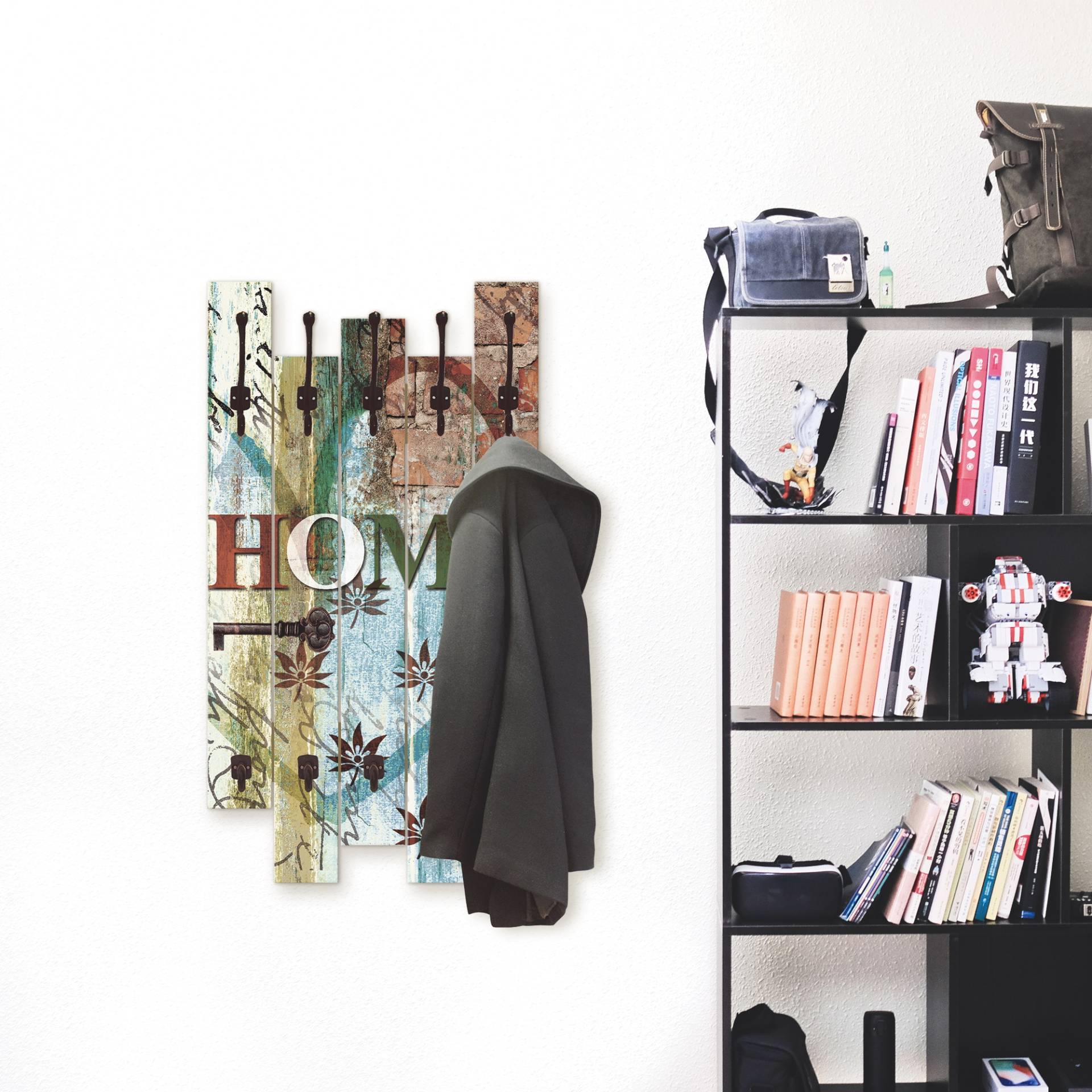 Artland Garderobenleiste »Buntes zu Hause in taktvollen Farben«, teilmontiert von Artland
