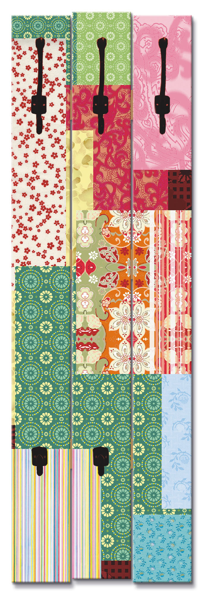 Artland Garderobenleiste »Patchwork Stil I«, teilmontiert von Artland