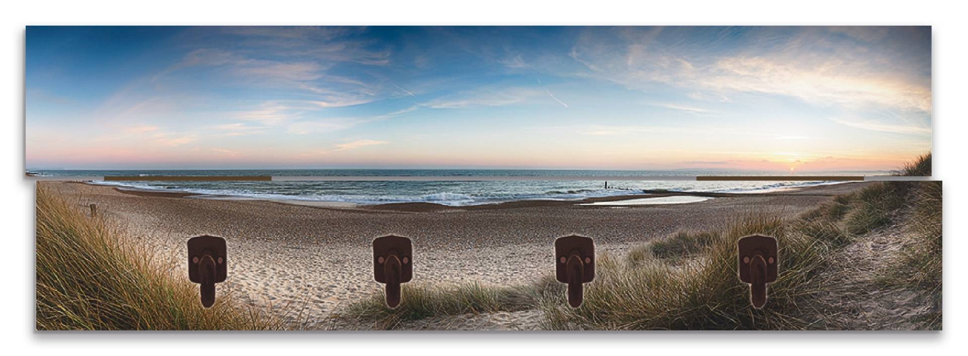 Artland Garderobenleiste »Strand und Sanddünen am Hengistbury Head« von Artland