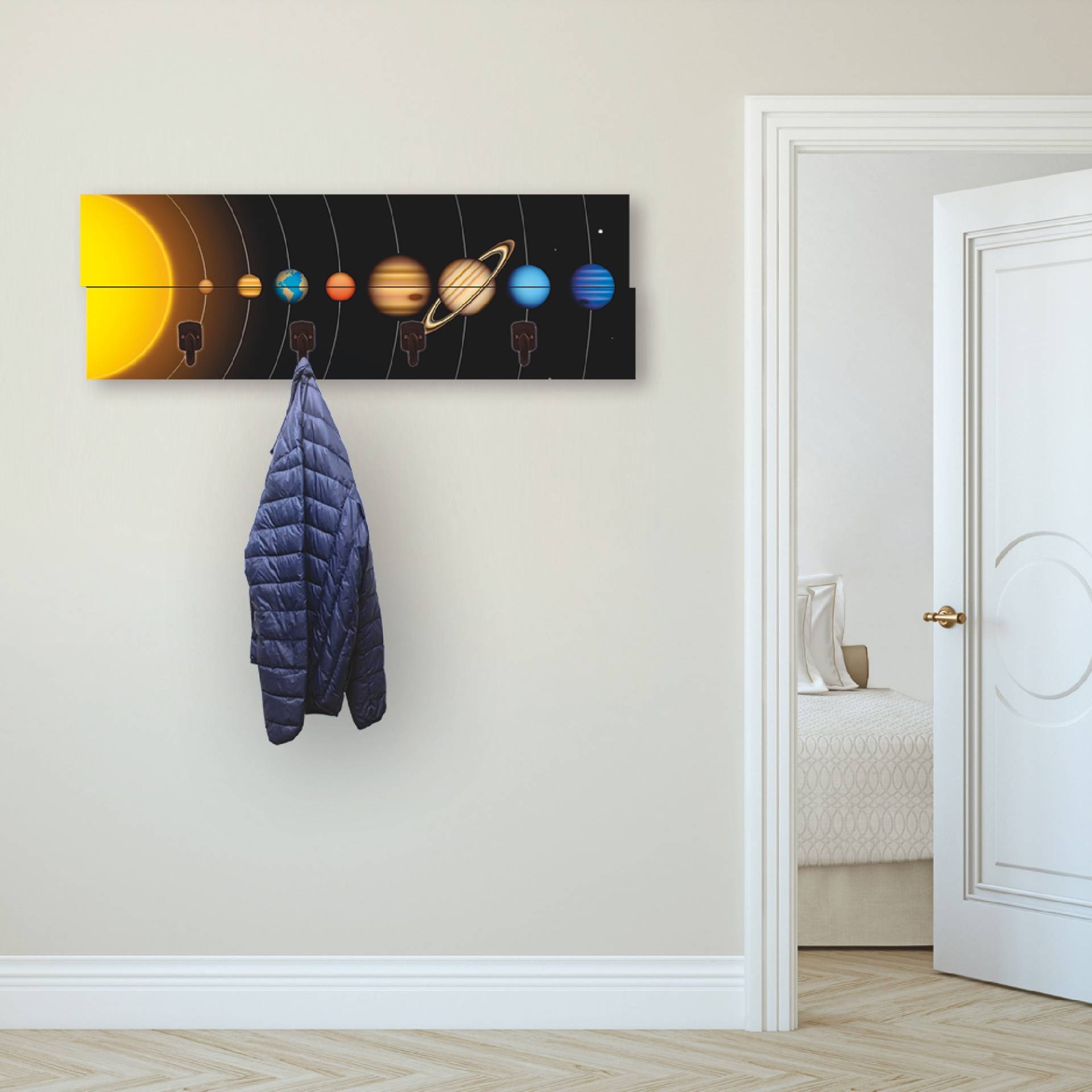 Artland Garderobenleiste »Vector Sonnensystem mit Planeten« von Artland