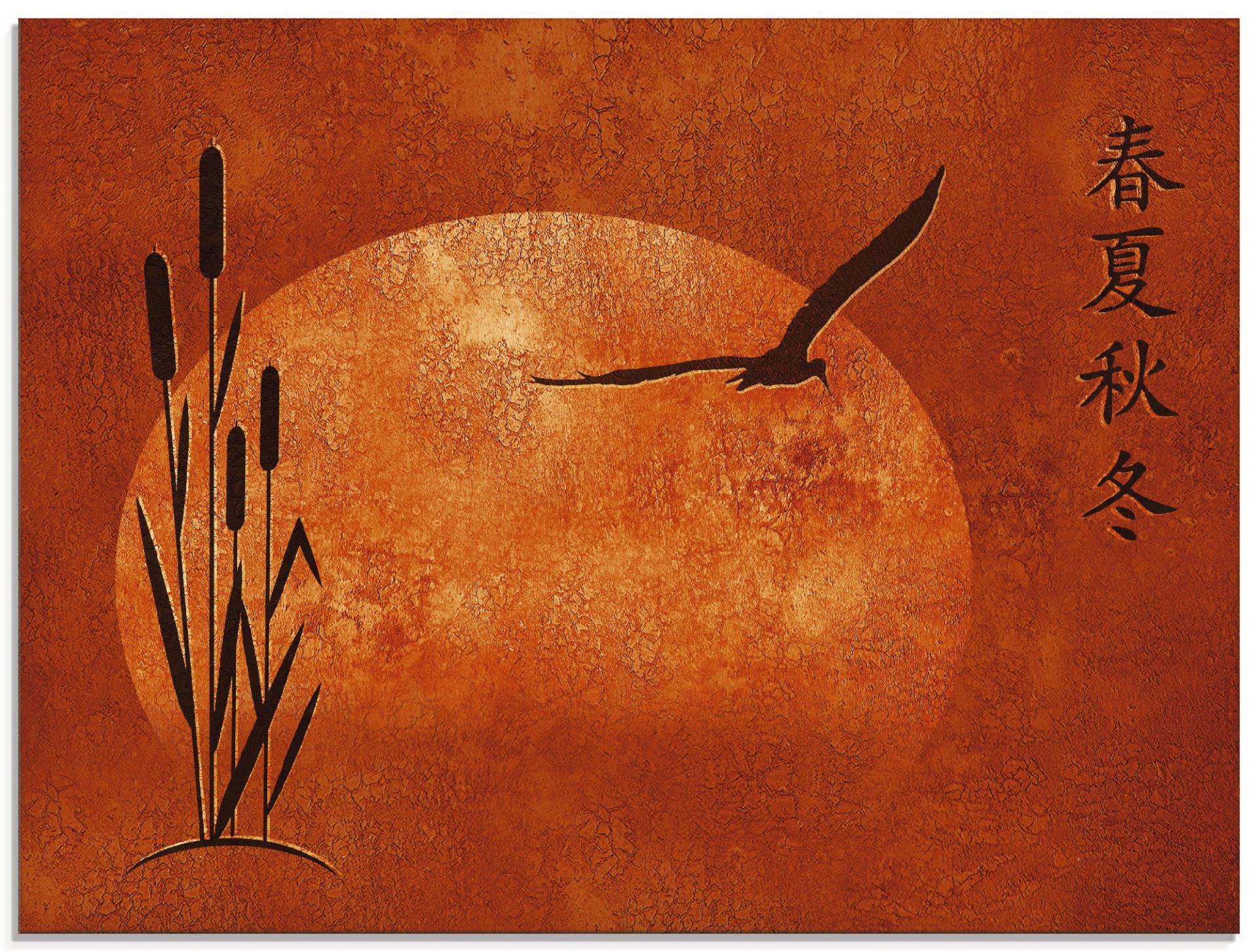 Artland Glasbild »Asiatische Jahreszeiten«, Zen, (1 St.) von Artland