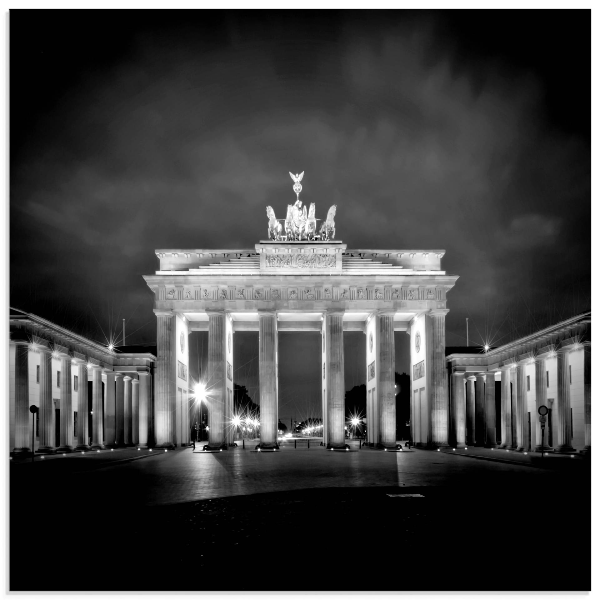 Artland Glasbild »Berlin Brandenburger Tor I«, Gebäude, (1 St.) von Artland