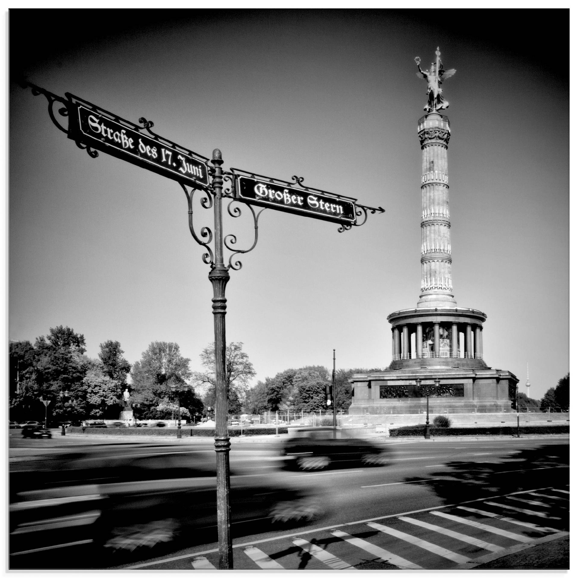 Artland Glasbild »Berlin Siegessäule III«, Gebäude, (1 St.) von Artland