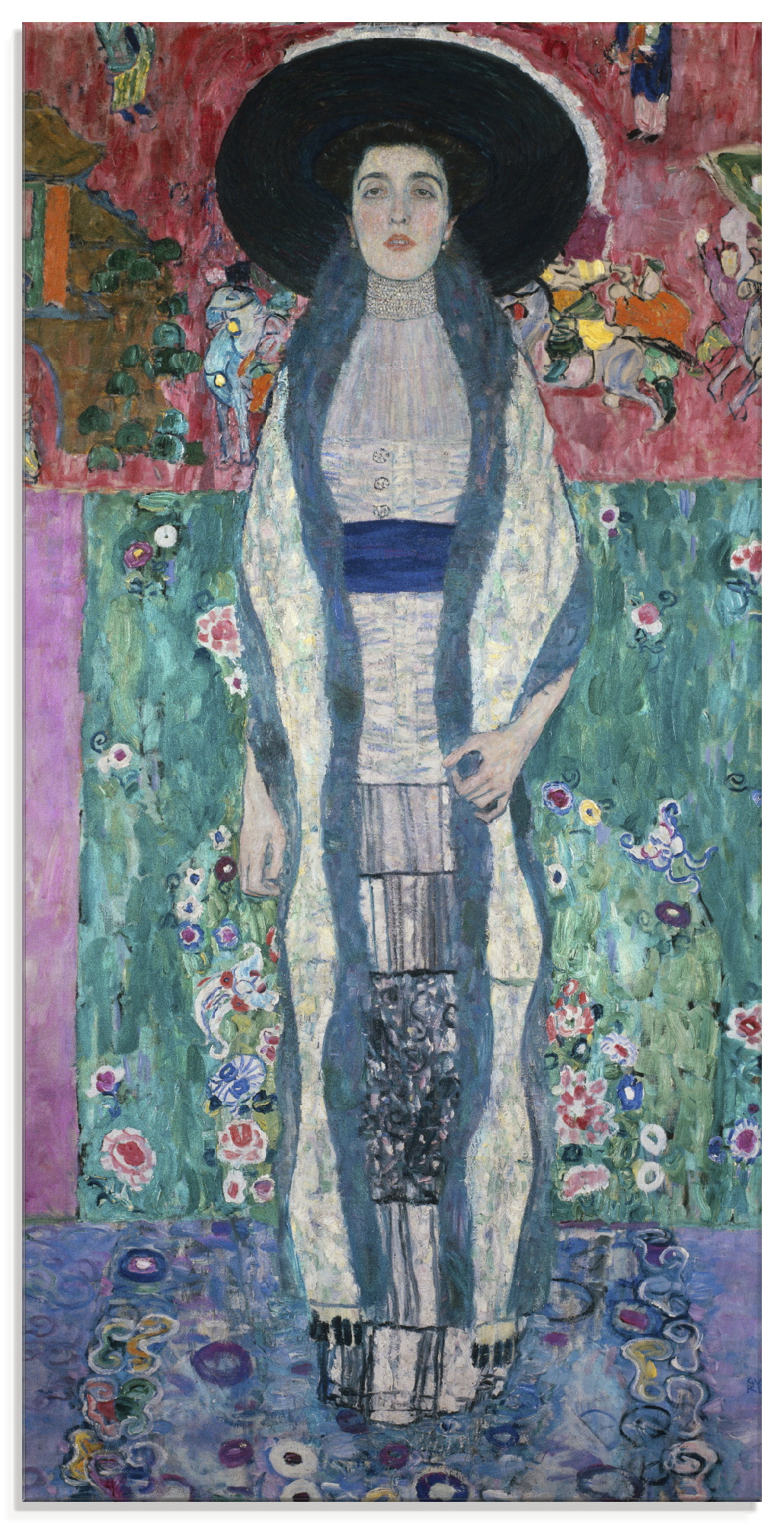 Artland Glasbild »Bildnis Adele Bloch-Bauer II. 1912«, Frau, (1 St.) von Artland