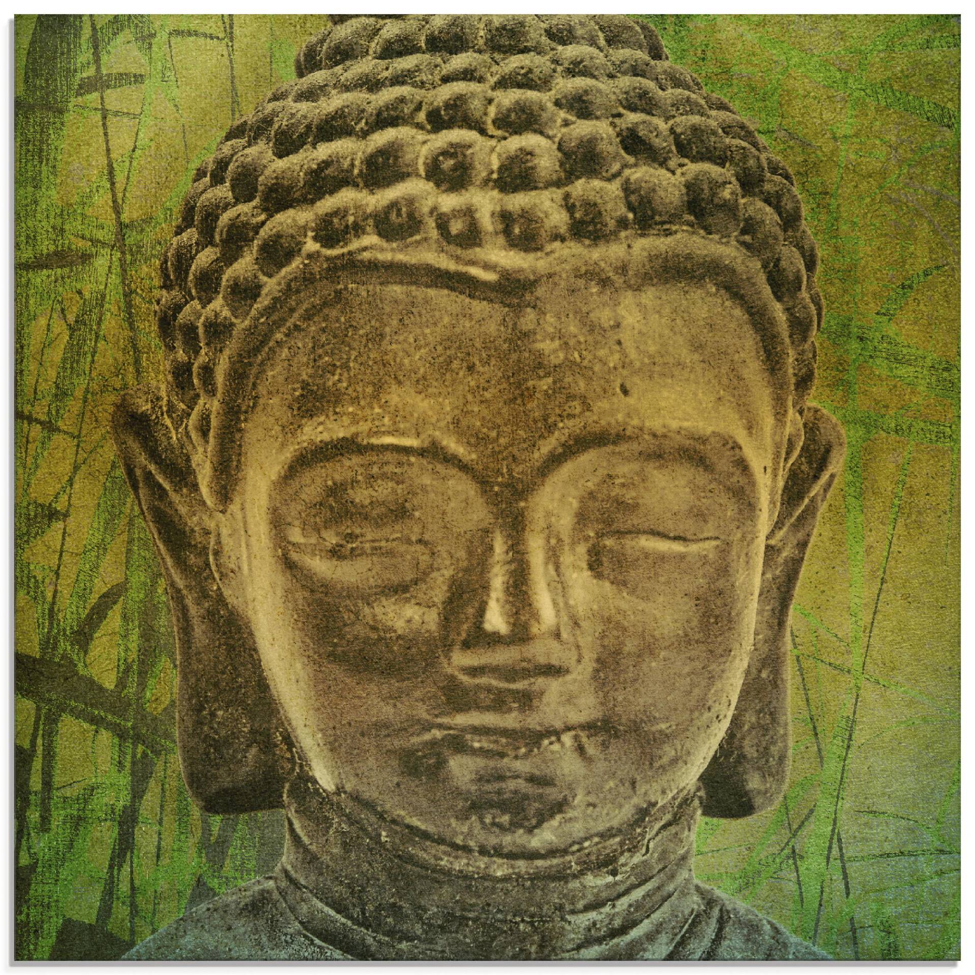 Artland Glasbild »Buddha II«, Religion, (1 St.), in verschiedenen Grössen von Artland