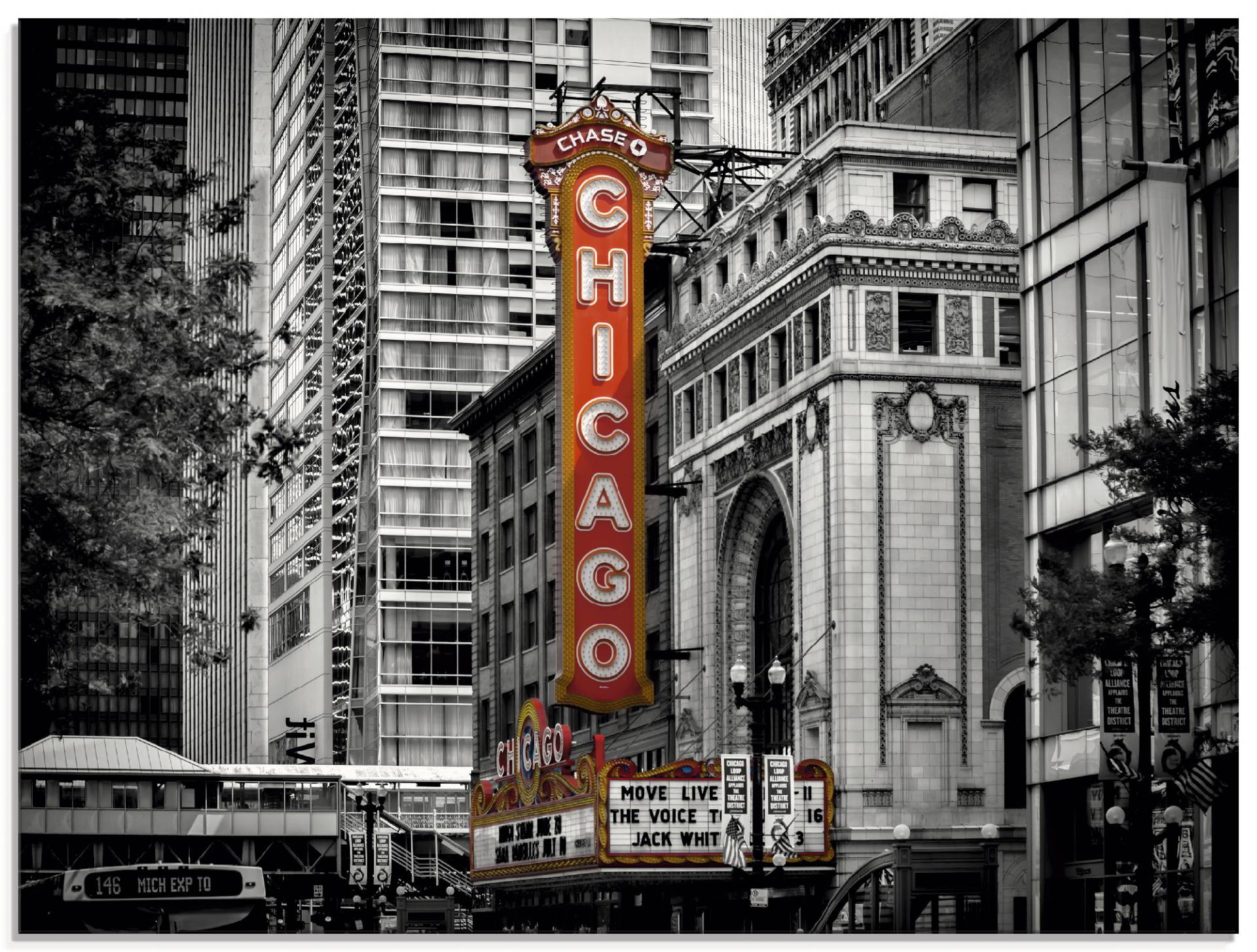 Artland Glasbild »Chicago I«, Amerika, (1 St.) von Artland