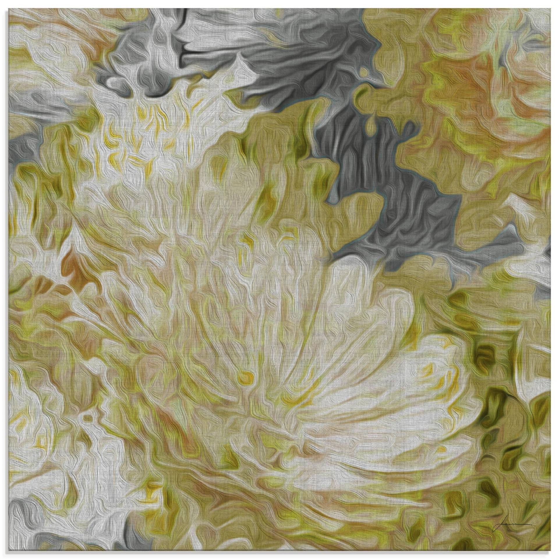 Artland Glasbild »Chrysanthemen in der Sonne II«, Blumen, (1 St.) von Artland