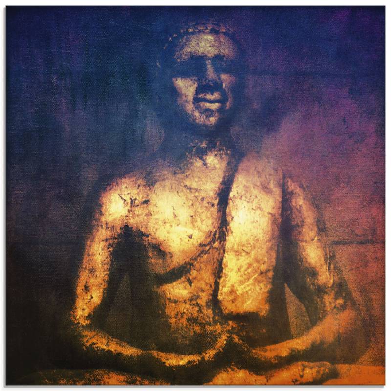 Artland Glasbild »Der Goldene Buddha II«, Religion, (1 St.), in verschiedenen Grössen von Artland