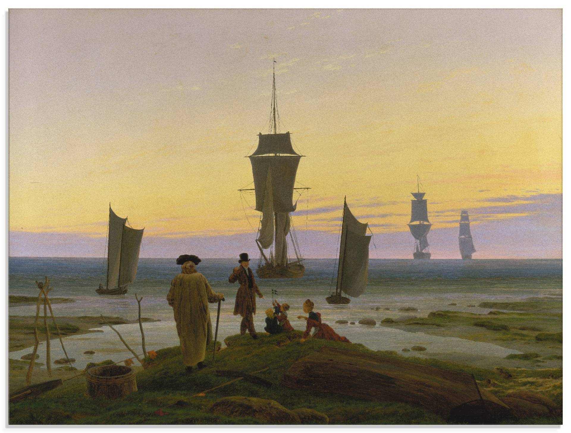 Artland Glasbild »Die Lebensstufen. Um 1834«, Boote & Schiffe, (1 St.) von Artland