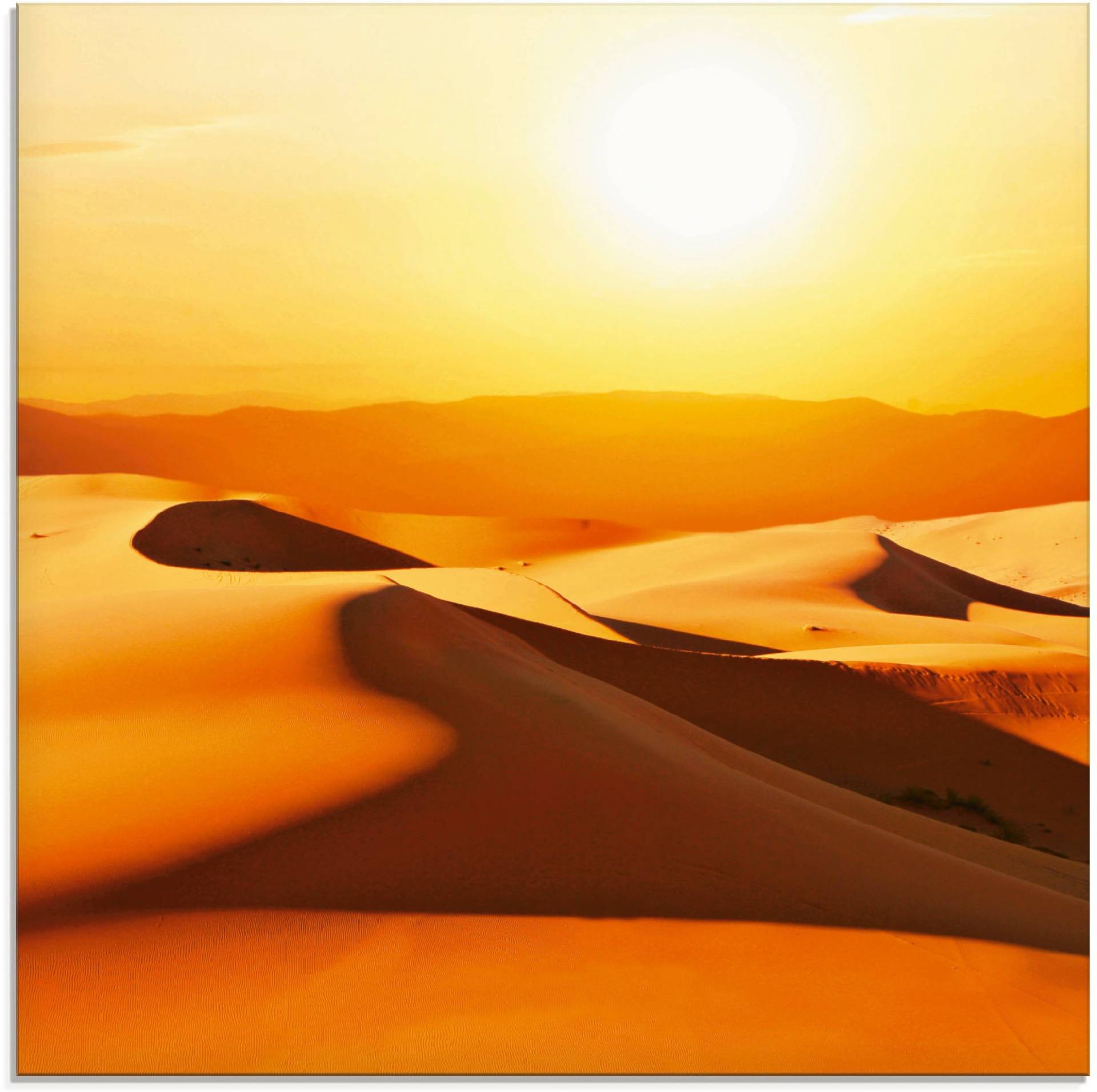 Artland Glasbild »Dünen«, Wüste, (1 St.) von Artland