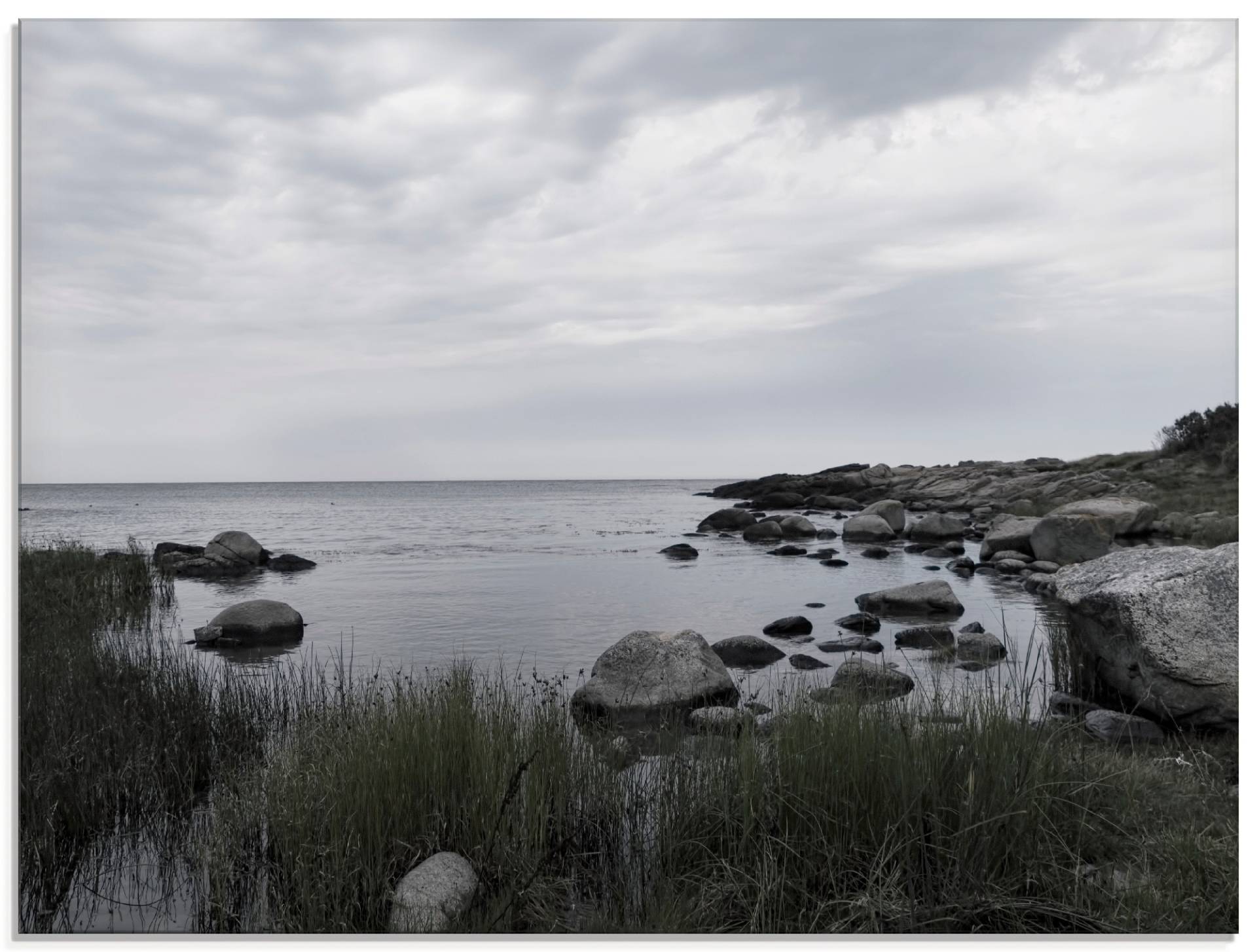 Artland Glasbild »Einsame Bucht am Meer«, Gewässer, (1 St.) von Artland