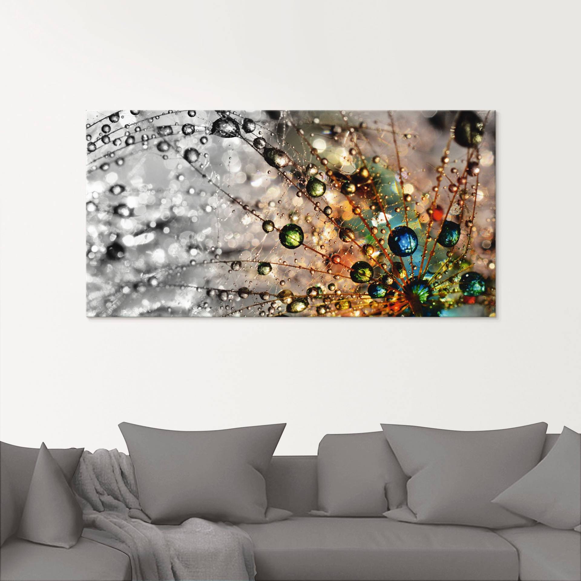 Artland Glasbild »Farbenfrohe Natur«, Blumen, (1 St.) von Artland