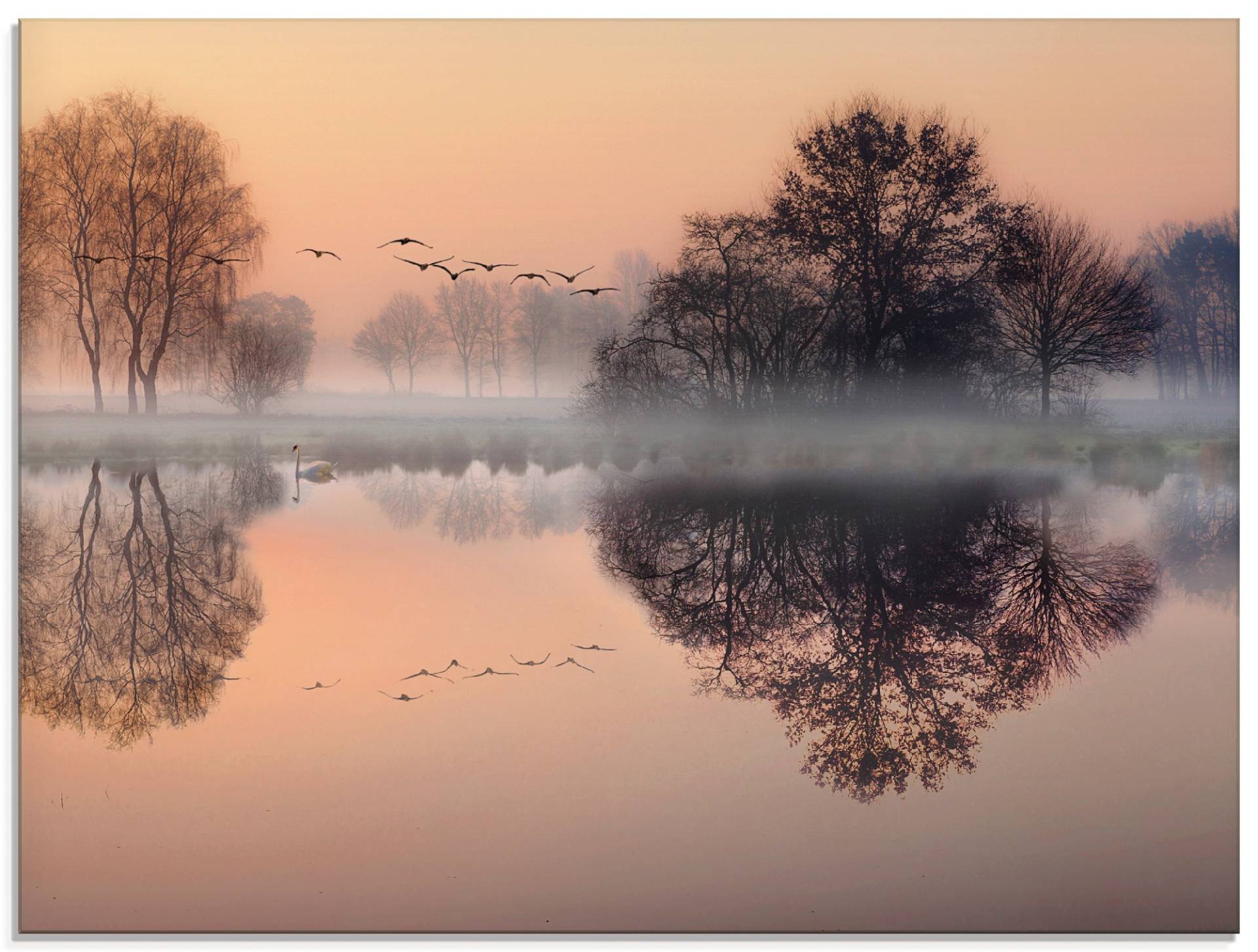 Artland Glasbild »Früh morgens am See....«, Gewässer, (1 St.) von Artland