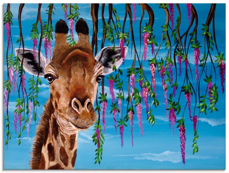 Artland Glasbild »Giraffe«, Wildtiere, (1 St.) von Artland