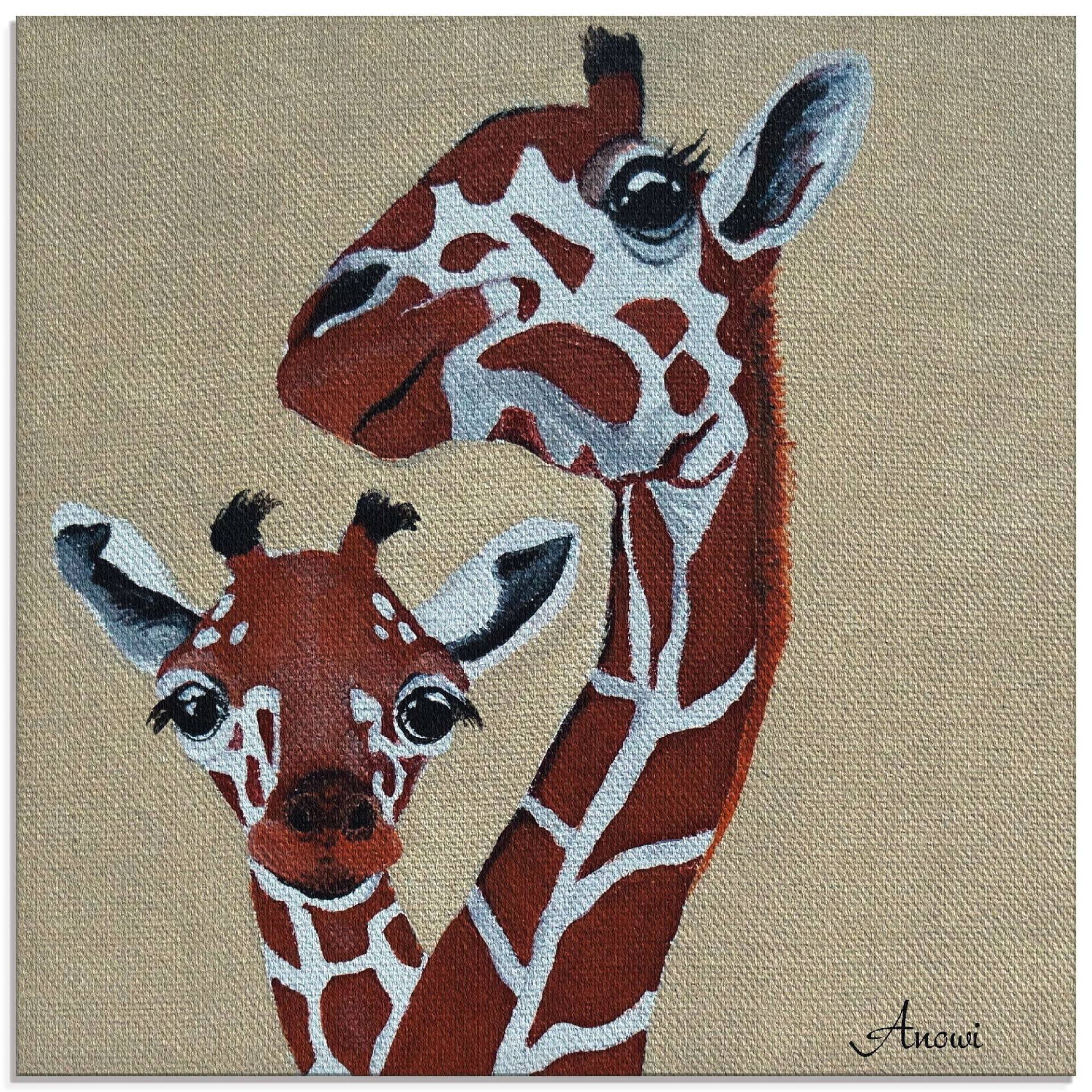 Artland Glasbild »Giraffen«, Wildtiere, (1 St.), in verschiedenen Grössen Artland Glasbild »Giraffen«, Wildtiere, (1 St.), in verschiedenen Grössen von Artland