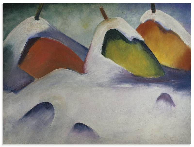 Artland Glasbild »Heuhocken im Schnee. 1911.«, Vier Jahreszeiten, (1 St.), in verschiedenen Grössen von Artland