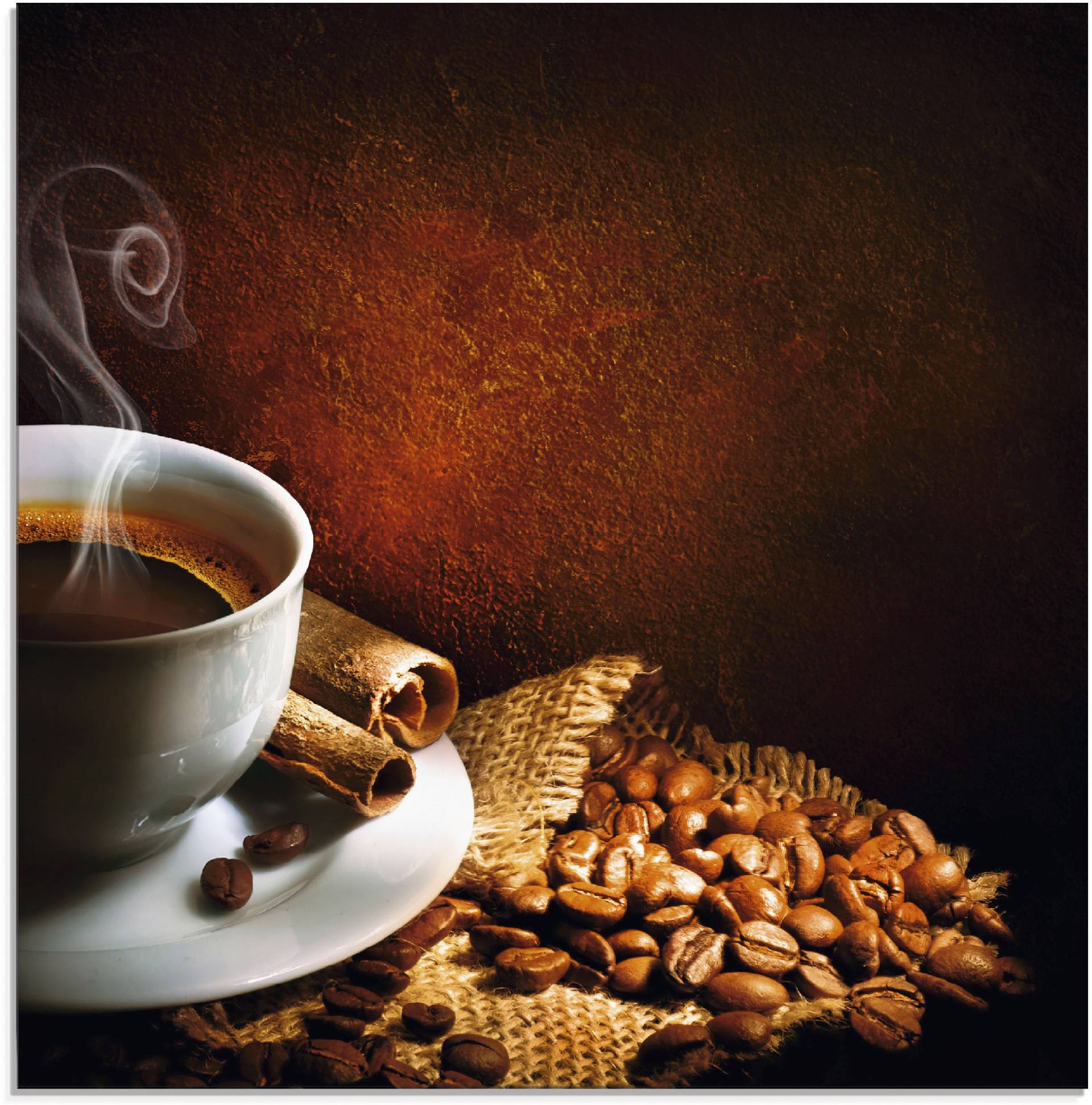 Artland Glasbild »Kaffee«, Getränke, (1 St.) von Artland