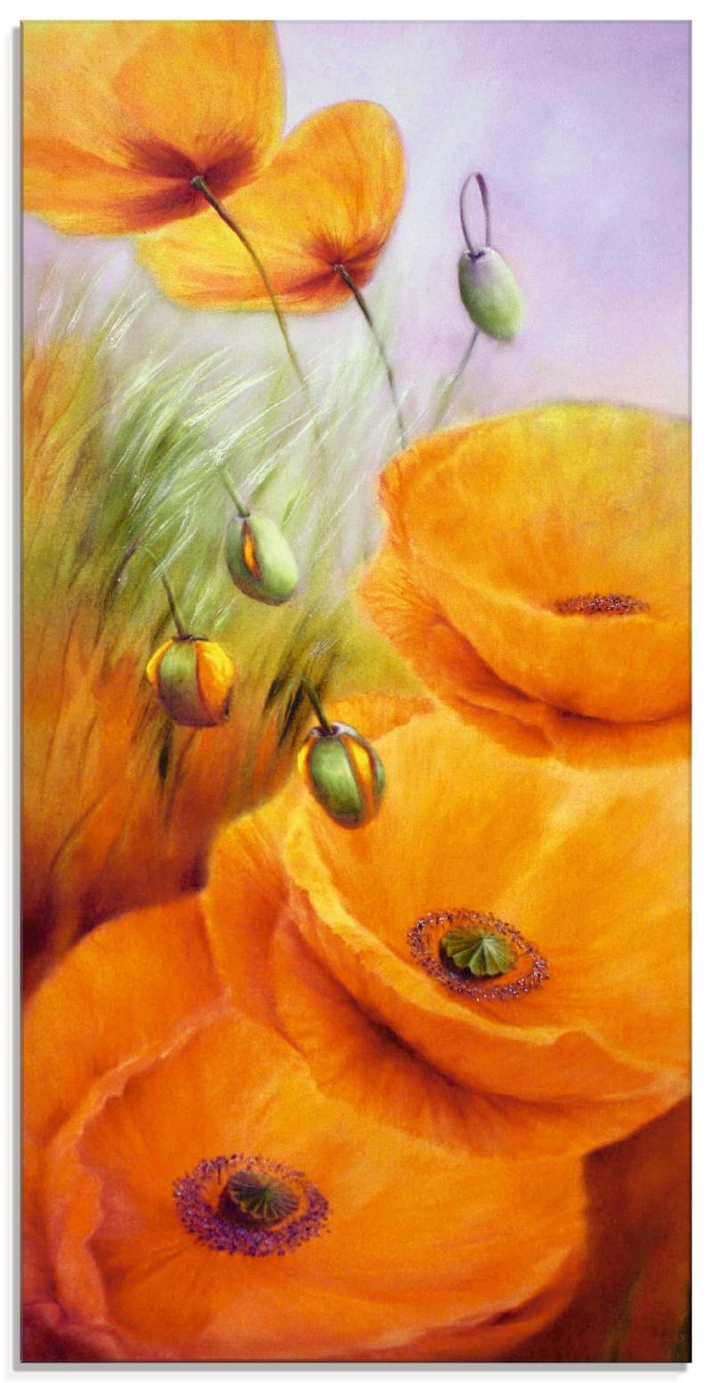 Artland Glasbild »Keine Wolkentage mehr«, Blumen, (1 St.), in verschiedenen Grössen von Artland