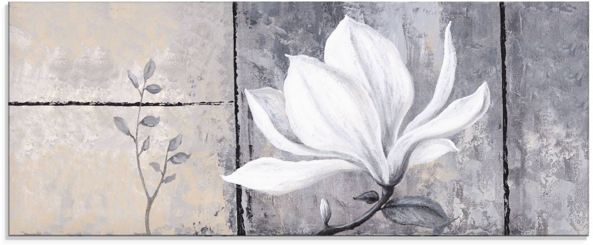 Artland Glasbild »Klassische Magnolie«, Blumen, (1 St.) von Artland