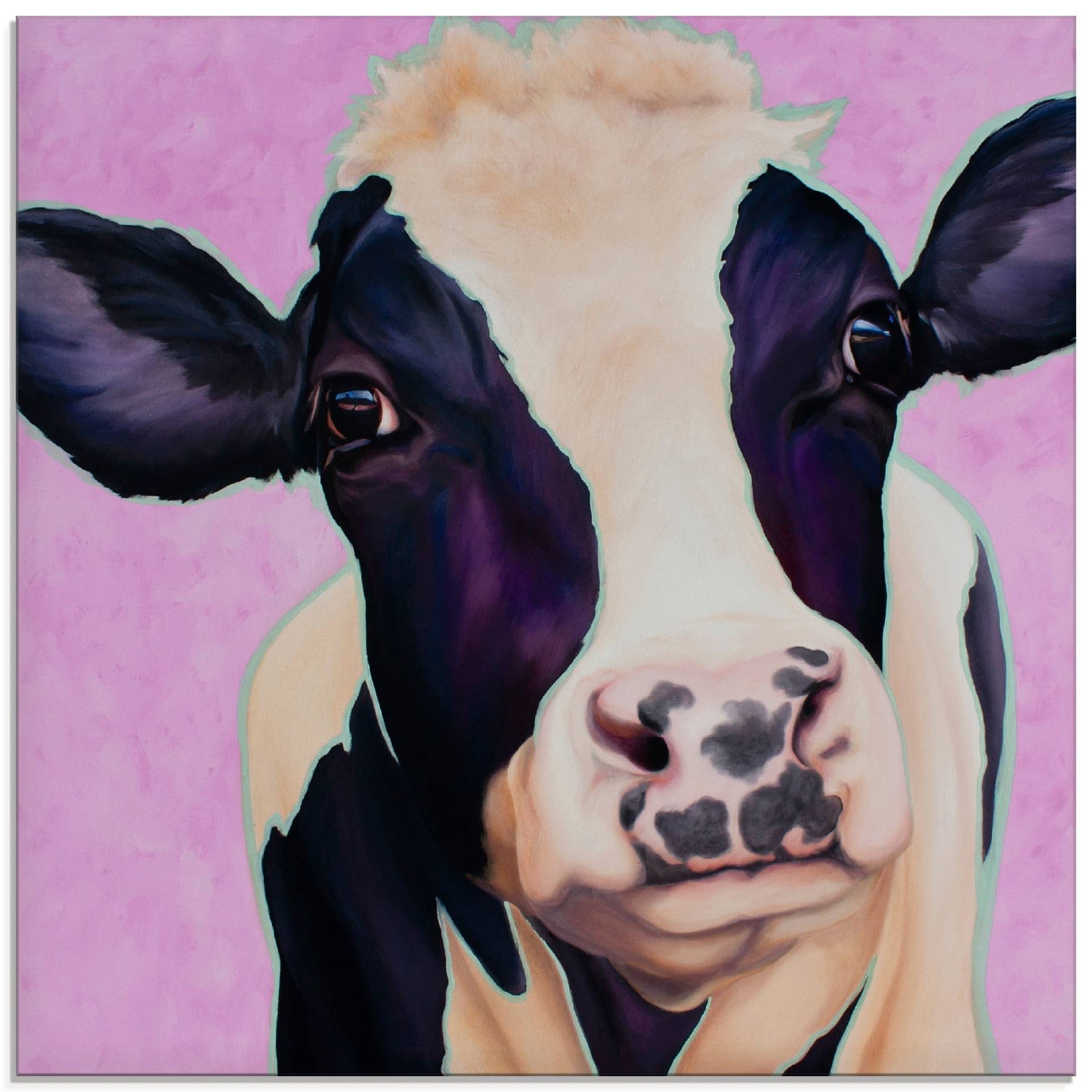 Artland Glasbild »Kuh Lotte«, Haustiere, (1 St.) von Artland