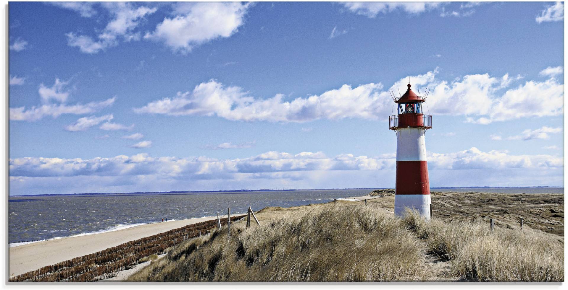 Artland Glasbild »Leuchtturm Sylt«, Gebäude, (1 St.) von Artland