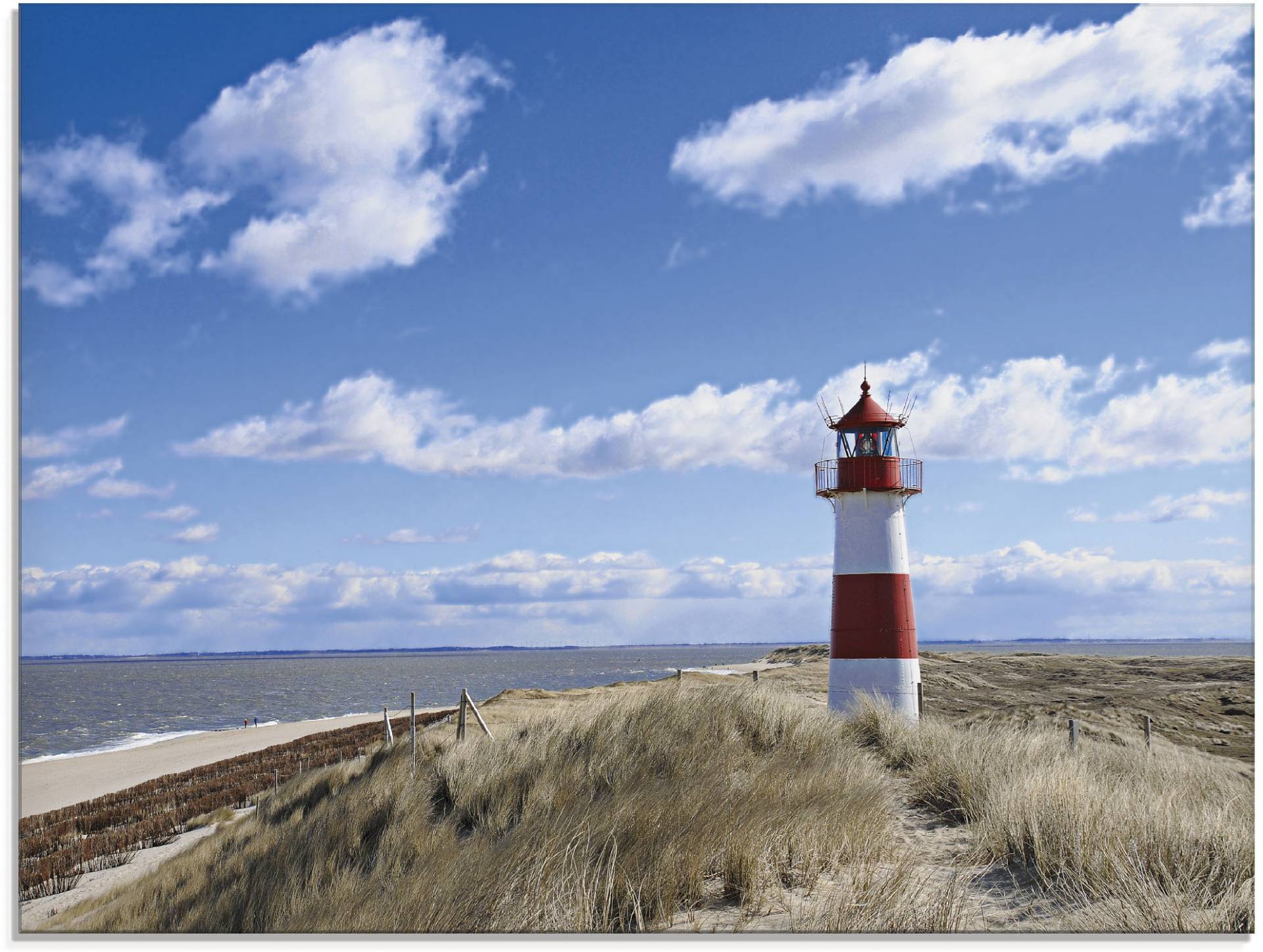 Artland Glasbild »Leuchtturm Sylt«, Gebäude, (1 St.) von Artland