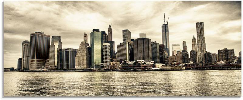Artland Glasbild »Lower Manhattan Skyline«, Amerika, (1 St.) von Artland