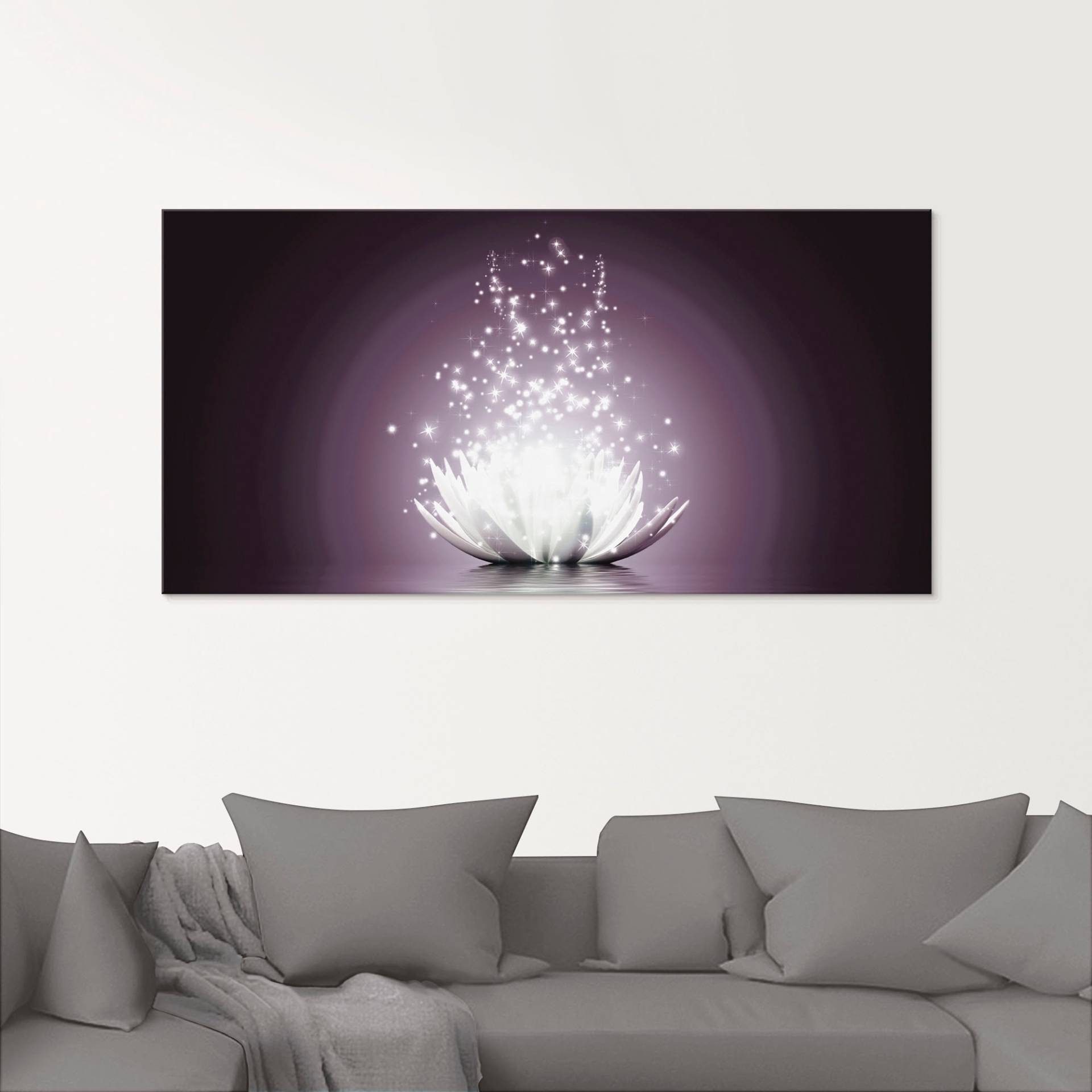 Artland Glasbild »Magie der Lotus-Blume«, Blumen, (1 St.), in verschiedenen Grössen Artland Glasbild »Magie der Lotus-Blume«, Blumen, (1 St.), in verschiedenen Grössen von Artland