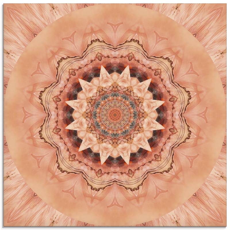Artland Glasbild »Mandala Barmherzigkeit«, Muster, (1 St.) von Artland