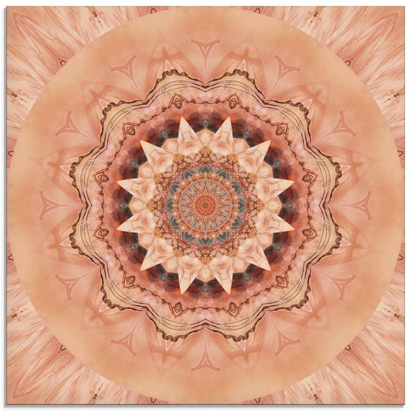 Artland Glasbild »Mandala Barmherzigkeit«, Muster, (1 St.), in verschiedenen Grössen von Artland