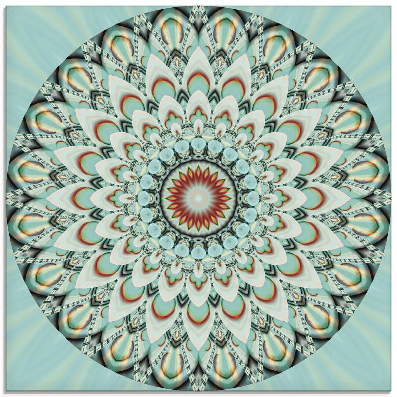 Artland Glasbild »Mandala Integrität«, Muster, (1 St.), in verschiedenen Grössen von Artland