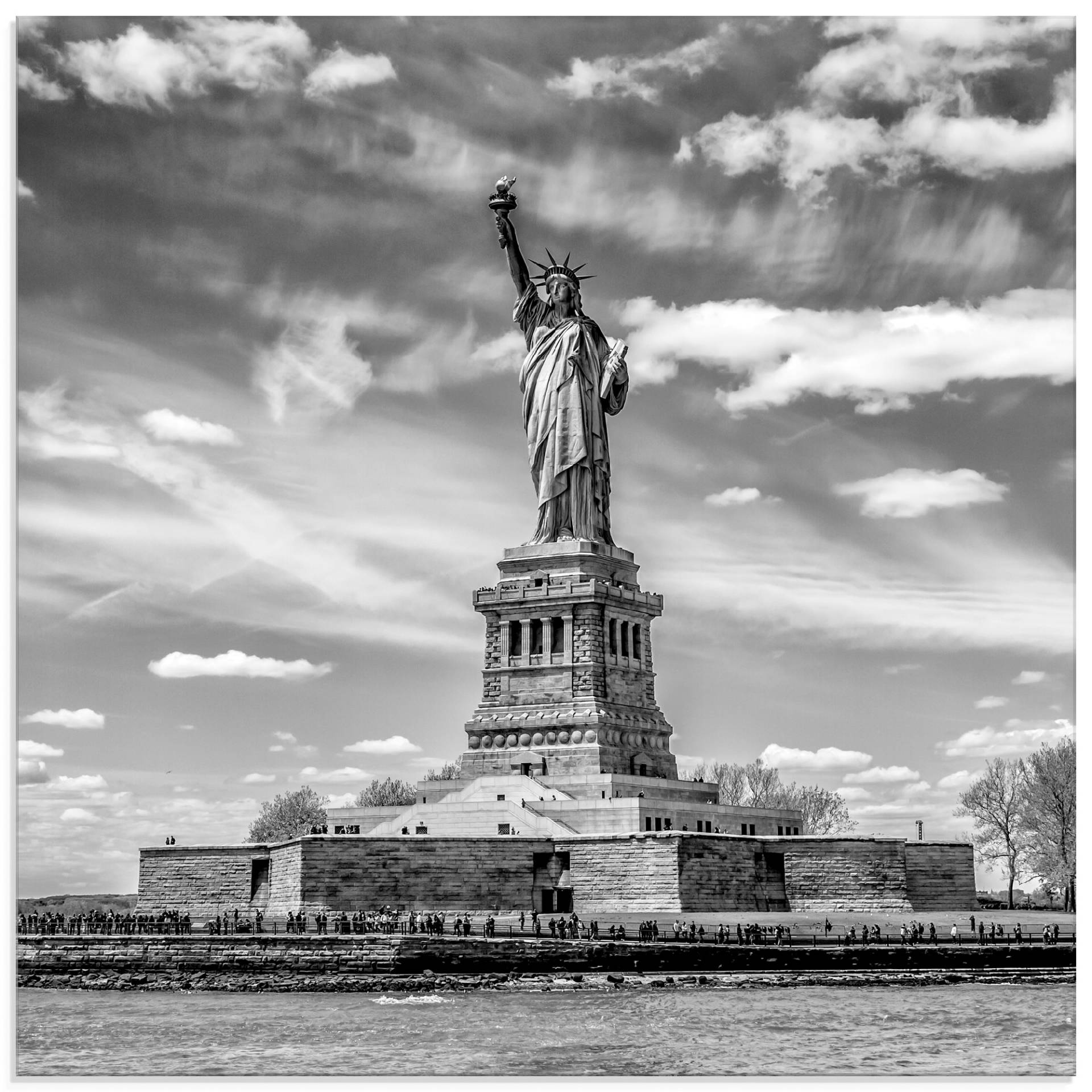 Artland Glasbild »New York City Freiheitsstatue«, Amerika, (1 St.) von Artland