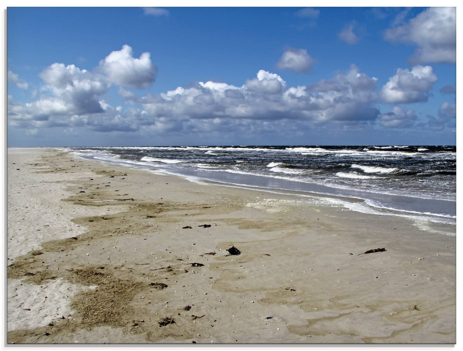 Artland Glasbild »Nordsee - Urlaubsfeeling pur«, Strand, (1 St.) von Artland