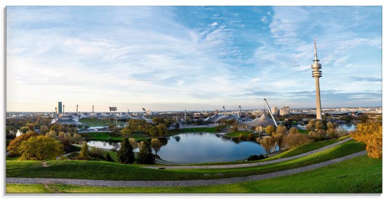 Artland Glasbild »Olympiapark in München«, Deutschland, (1 St.), in verschiedenen Grössen von Artland