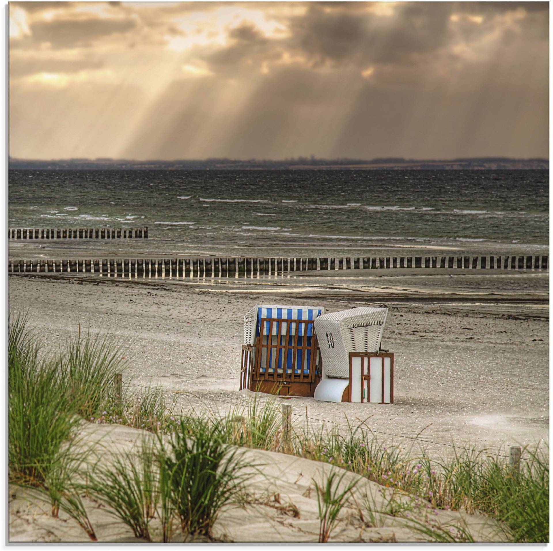 Artland Glasbild »Schwarzer Busch Strand auf Insel Poel«, Strand, (1 St.) Artland Glasbild »Schwarzer Busch Strand auf Insel Poel«, Strand, (1 St.) von Artland