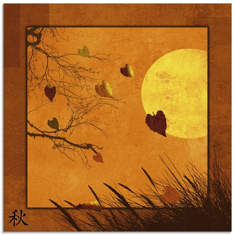 Artland Glasbild »Serie vier Jahreszeiten - Herbst«, Vier Jahreszeiten, (1 St.), in verschiedenen Grössen von Artland