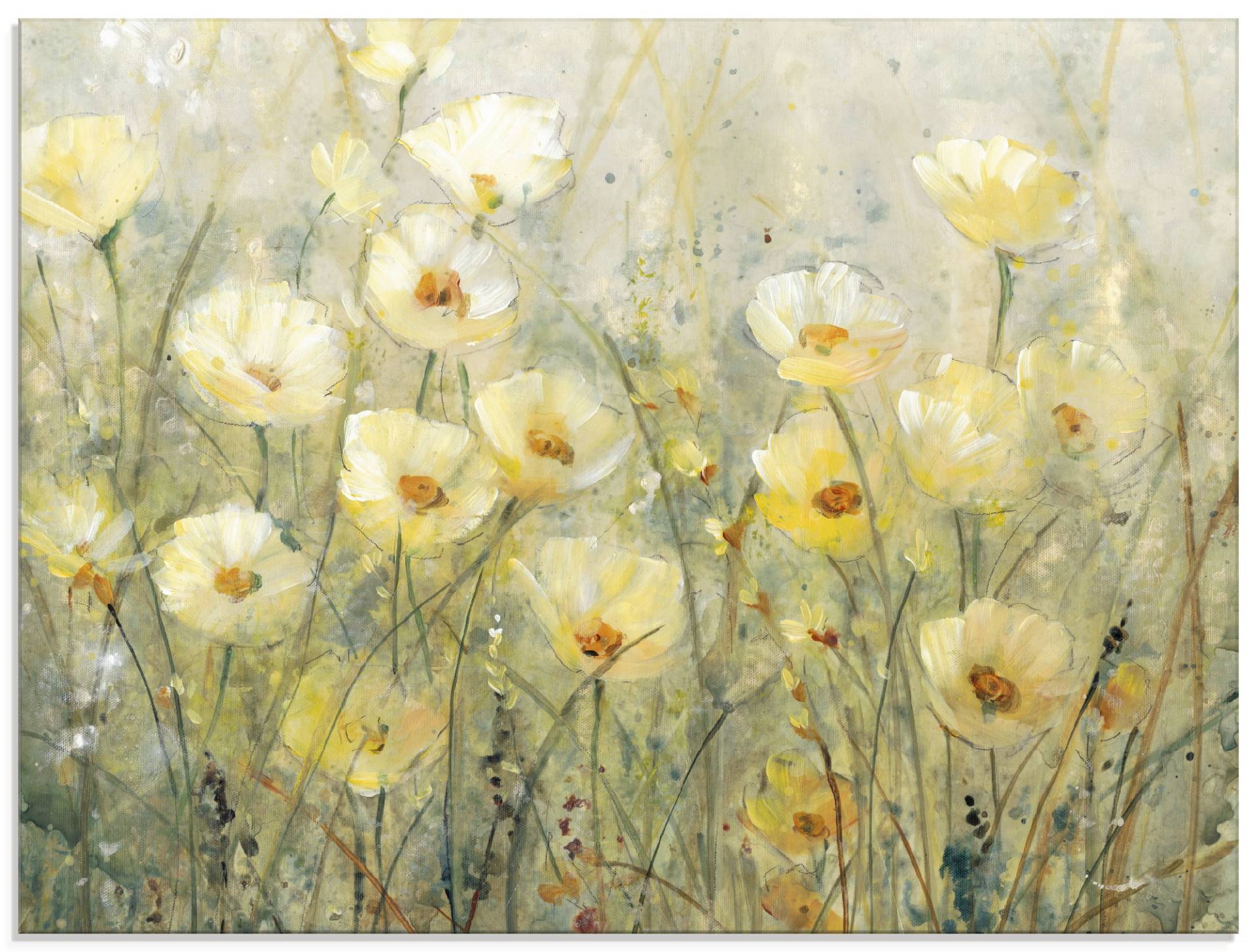 Artland Glasbild »Sommer in voller Blüte I«, Blumenwiese, (1 St.), in verschiedenen Grössen von Artland