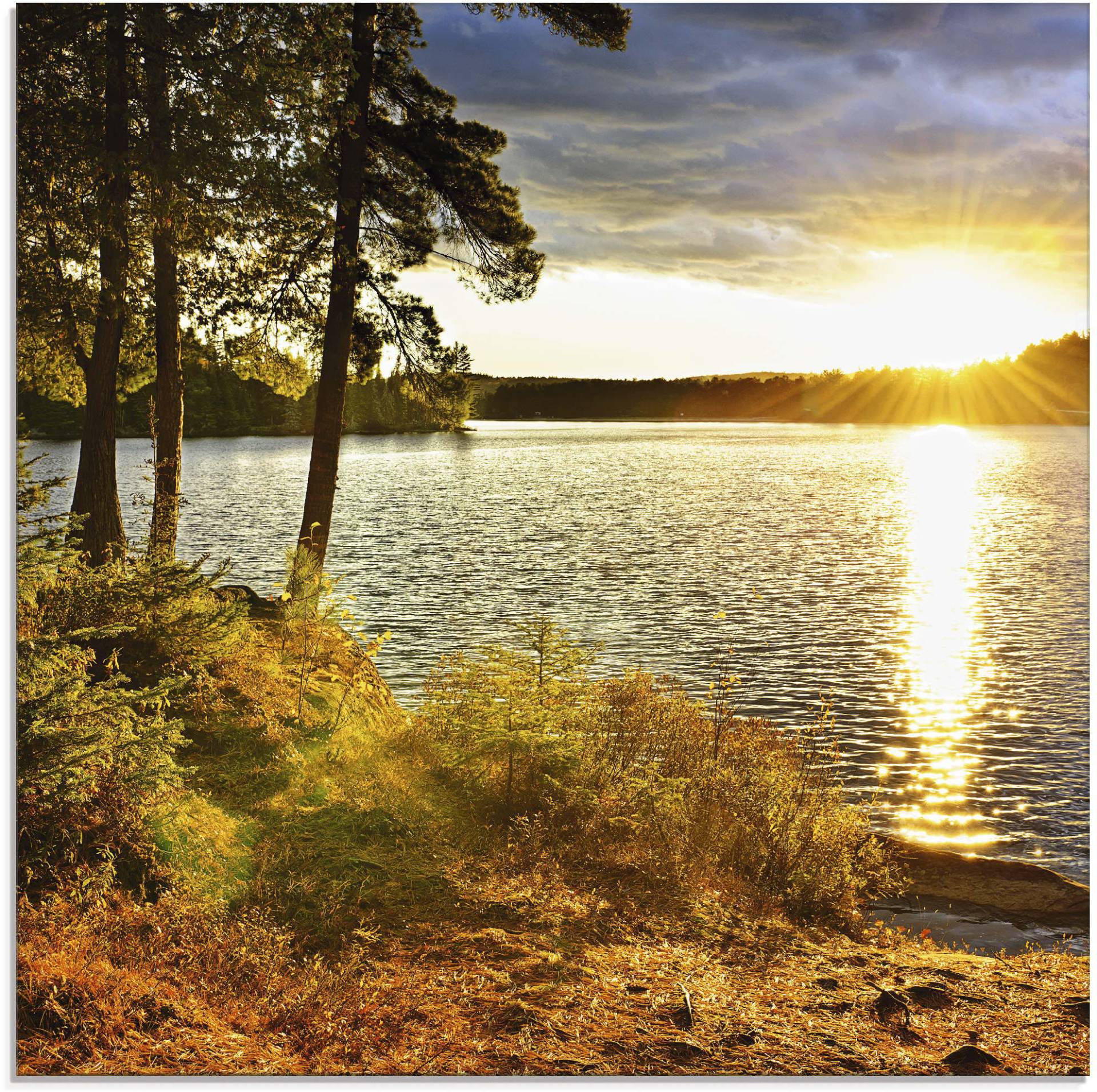 Artland Glasbild »Sonnenuntergang über See Algonquin Park«, Sonnenaufgang & -untergang, (1 St.), in verschiedenen Grössen Artland Glasbild »Sonnenuntergang über See Algonquin Park«, Sonnenaufgang & -untergang, (1 St.), in verschiedenen Grössen von Artland