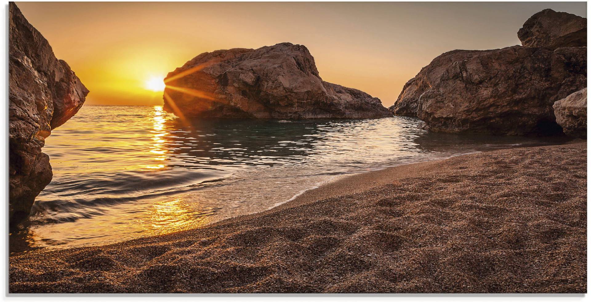 Artland Glasbild »Sonnenuntergang und Strand«, Strand, (1 St.), in verschiedenen Grössen Artland Glasbild »Sonnenuntergang und Strand«, Strand, (1 St.), in verschiedenen Grössen von Artland