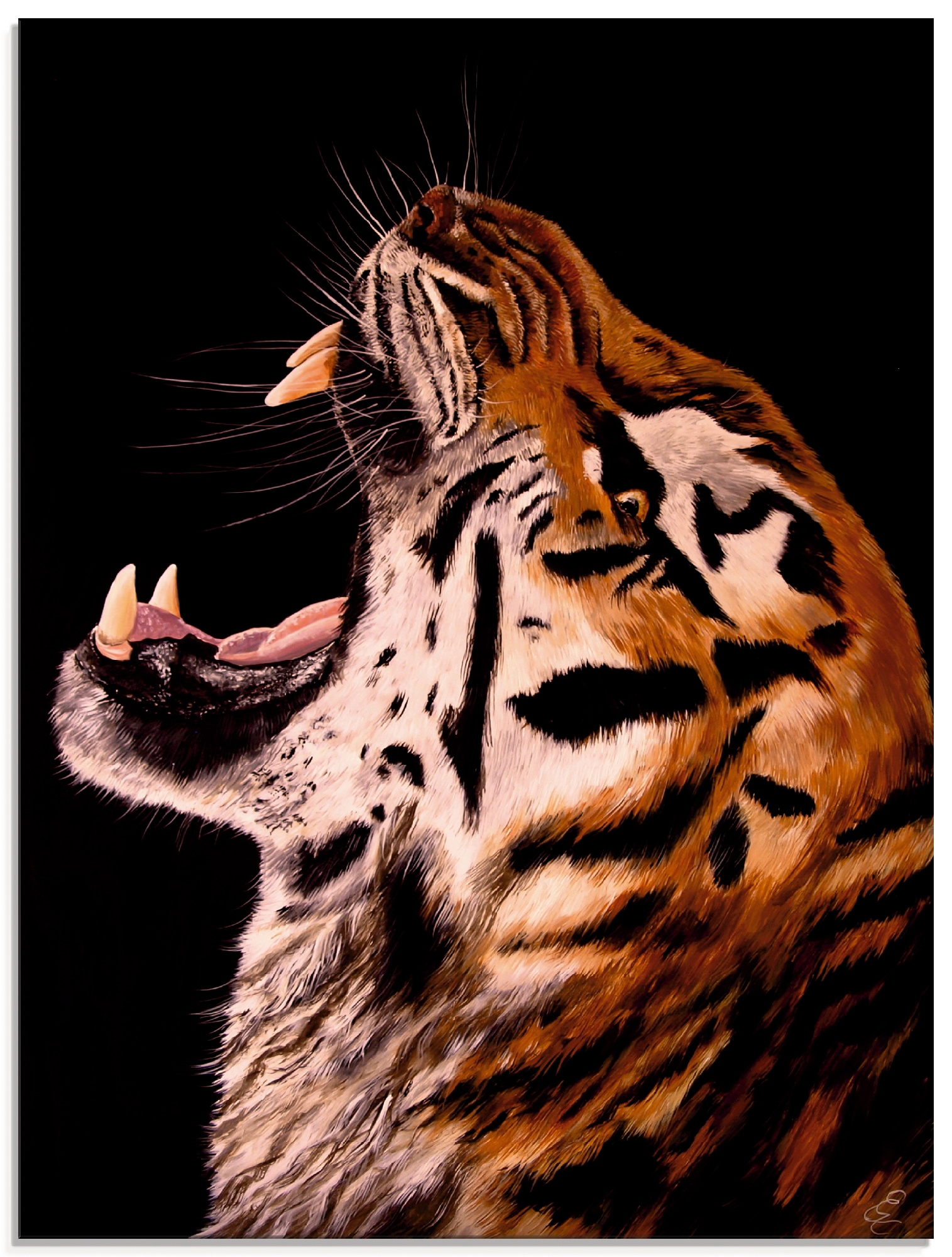 Artland Glasbild »Tiger«, Wildtiere, (1 St.) von Artland