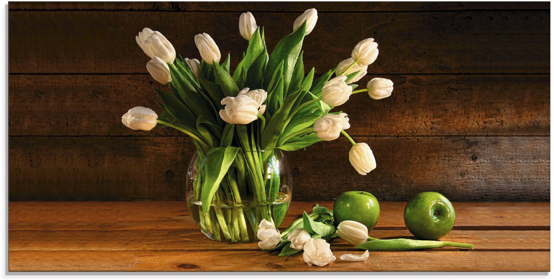 Artland Glasbild »Tulpen in Glasvase«, Blumen, (1 St.) von Artland