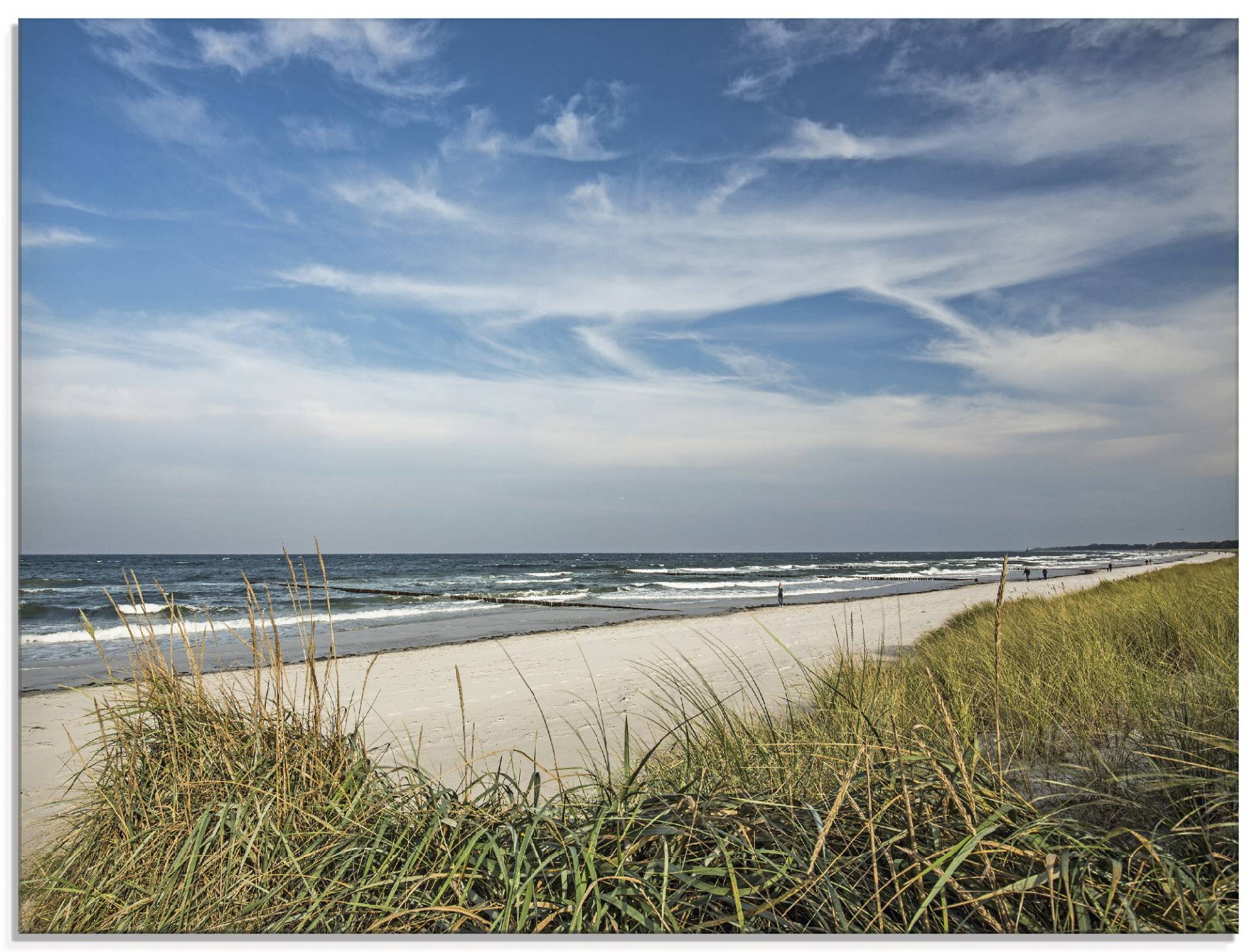 Artland Glasbild »Urlaubsfeeling Strand«, Strand, (1 St.) von Artland