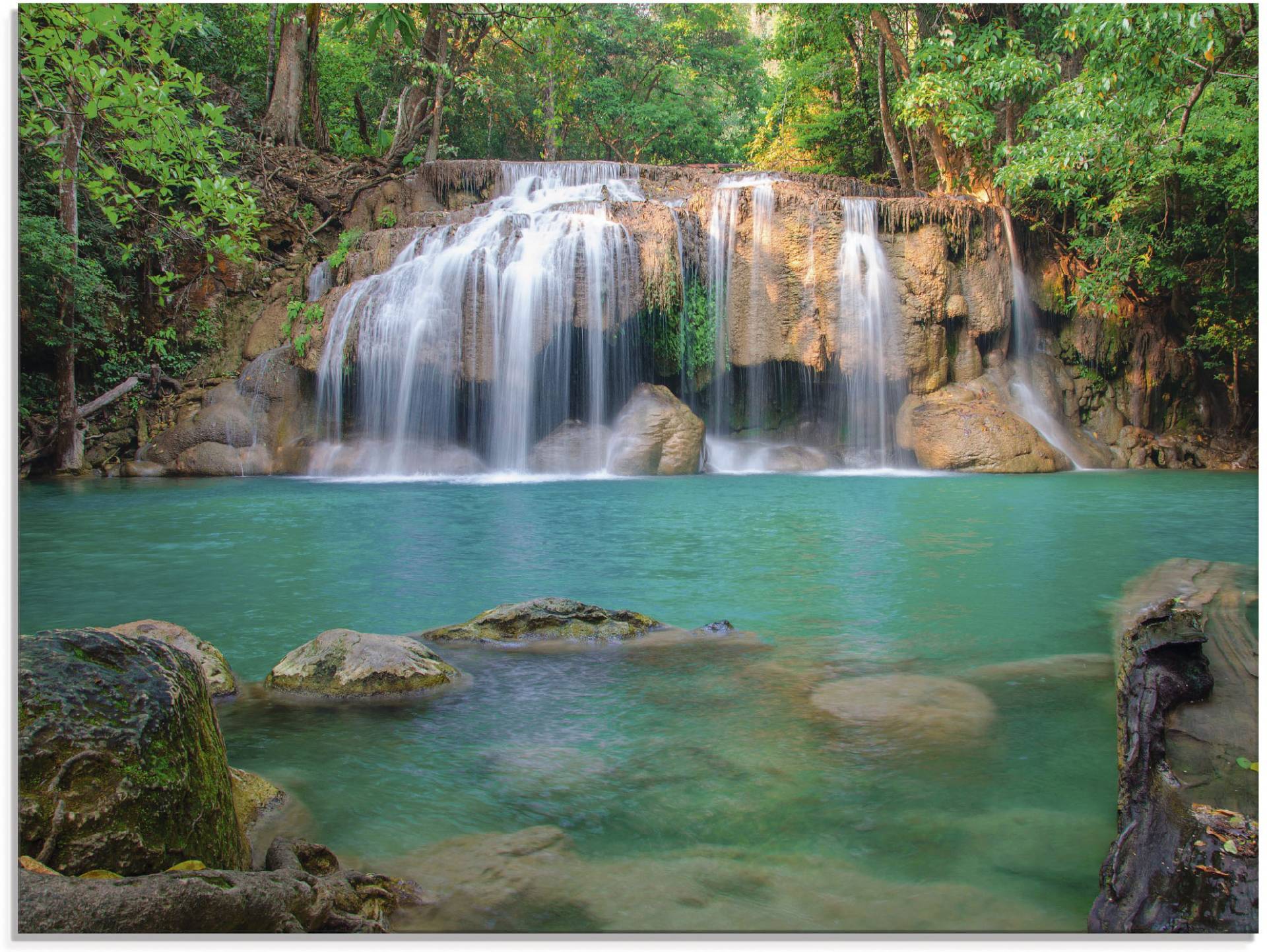 Artland Glasbild »Wasserfall im Wald National Park«, Gewässer, (1 St.), in verschiedenen Grössen Artland Glasbild »Wasserfall im Wald National Park«, Gewässer, (1 St.), in verschiedenen Grössen von Artland