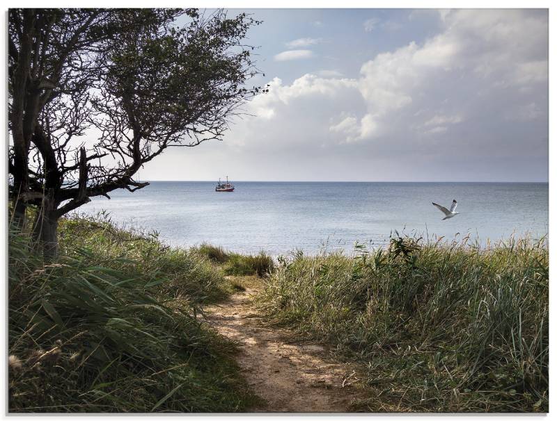 Artland Glasbild »Wege zum Meer....«, Gewässer, (1 St.) von Artland