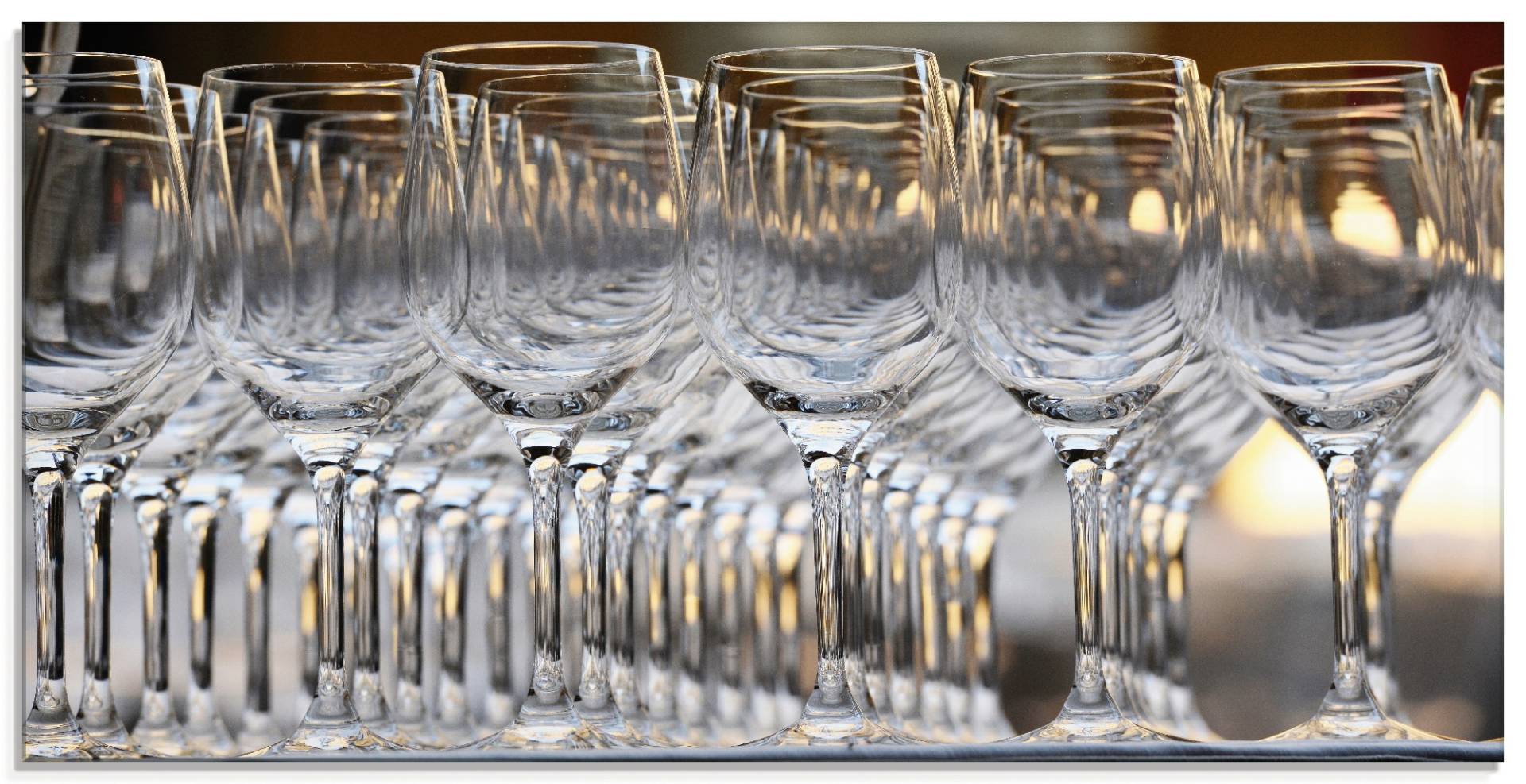 Artland Glasbild »Weingläser«, Geschirr & Besteck, (1 St.) von Artland