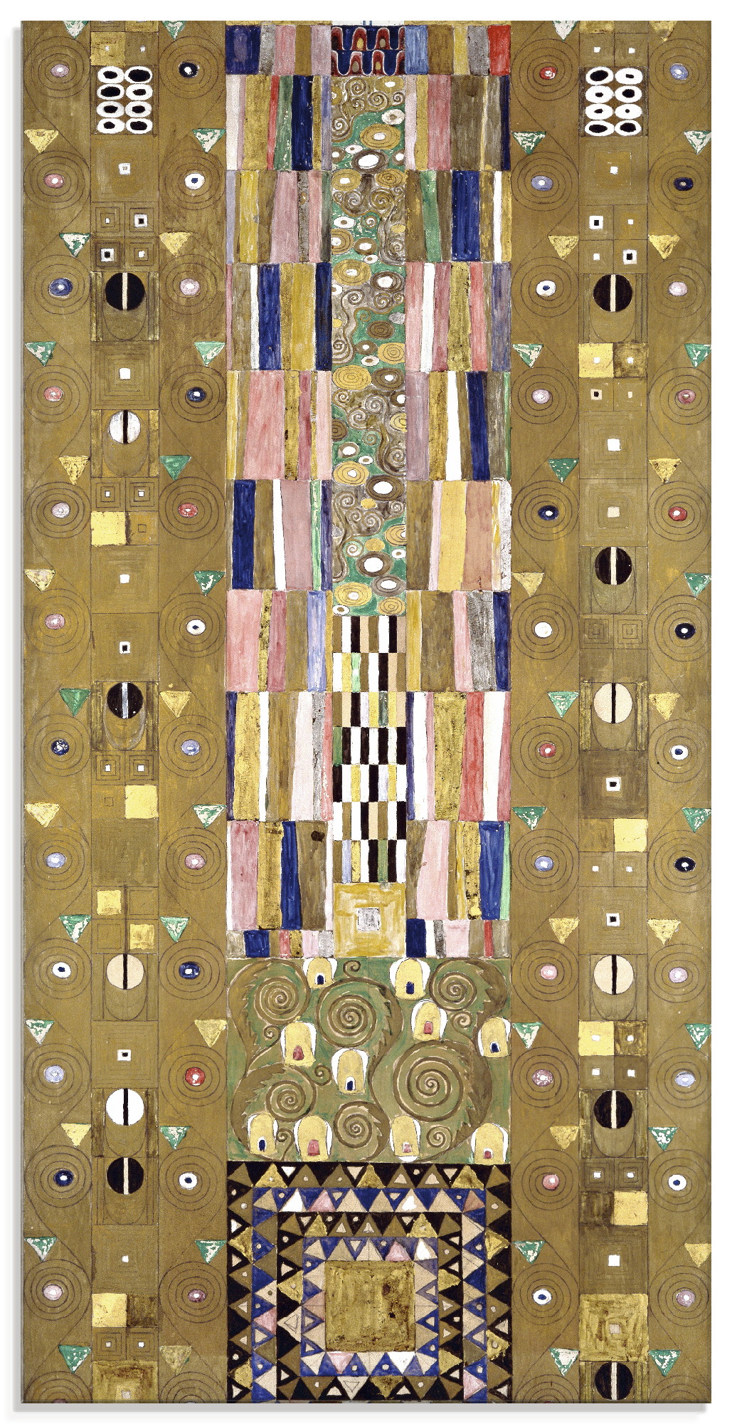 Artland Glasbild »Werkvorlage zum Stocletfries. Schmalwand«, Muster, (1 St.) von Artland