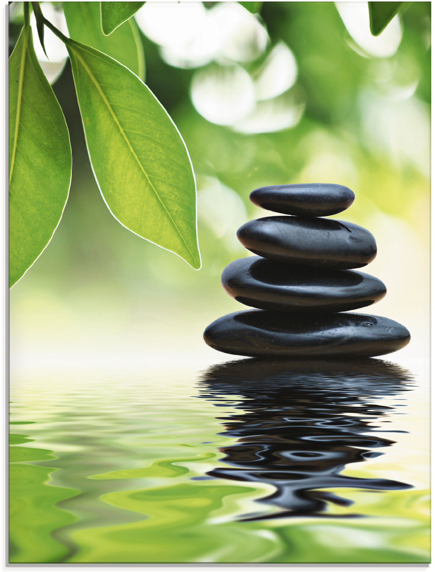 Artland Glasbild »Zen Steinpyramide auf Wasseroberfläche«, Zen, (1 St.), in verschiedenen Grössen Artland Glasbild »Zen Steinpyramide auf Wasseroberfläche«, Zen, (1 St.), in verschiedenen Grössen von Artland